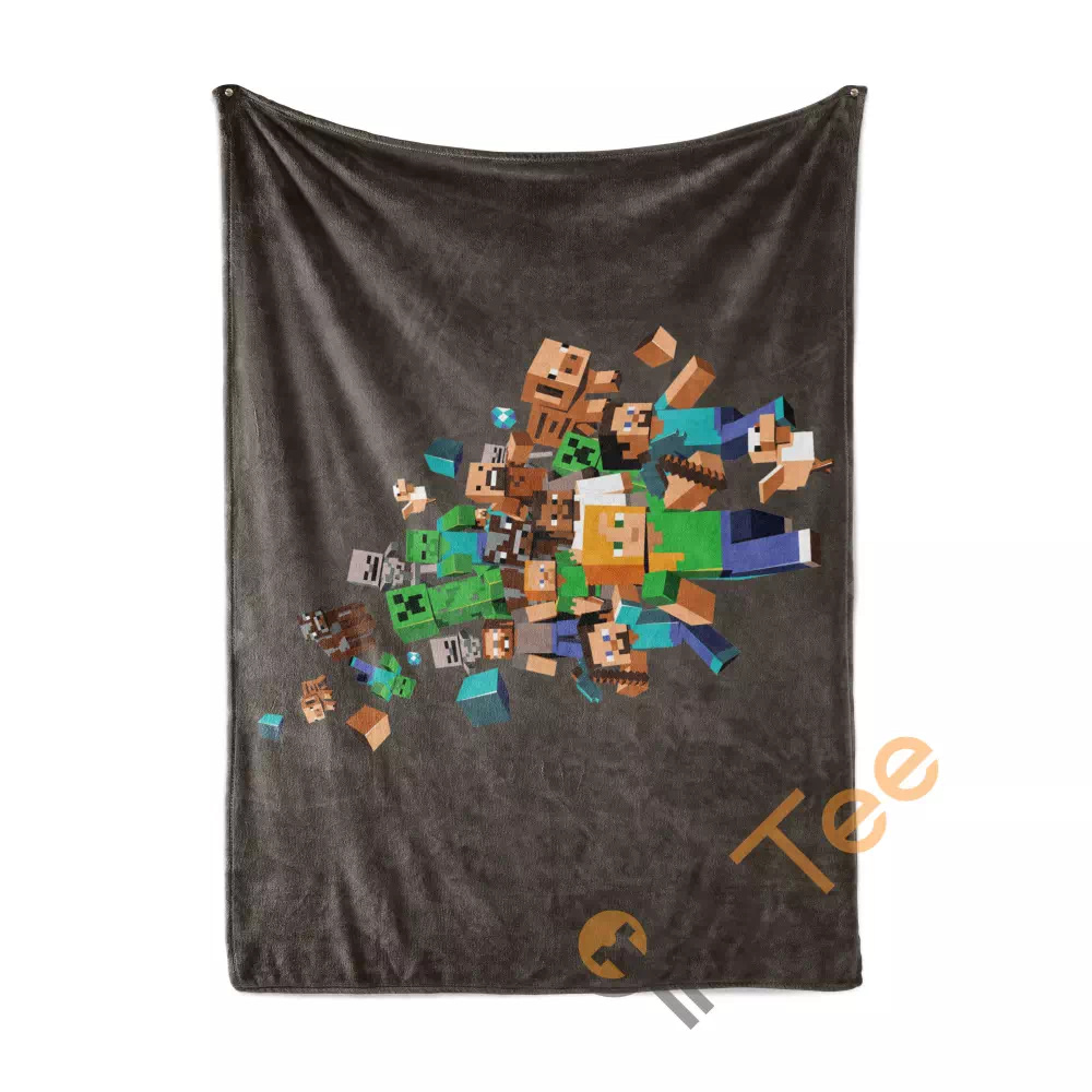 Minecraft Area Amazon Best Seller Sku 2617 Fleece Blanket