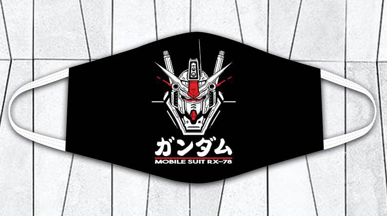 Mobile Suit Rx-78 Manga Anime Japan No218 Face Mask