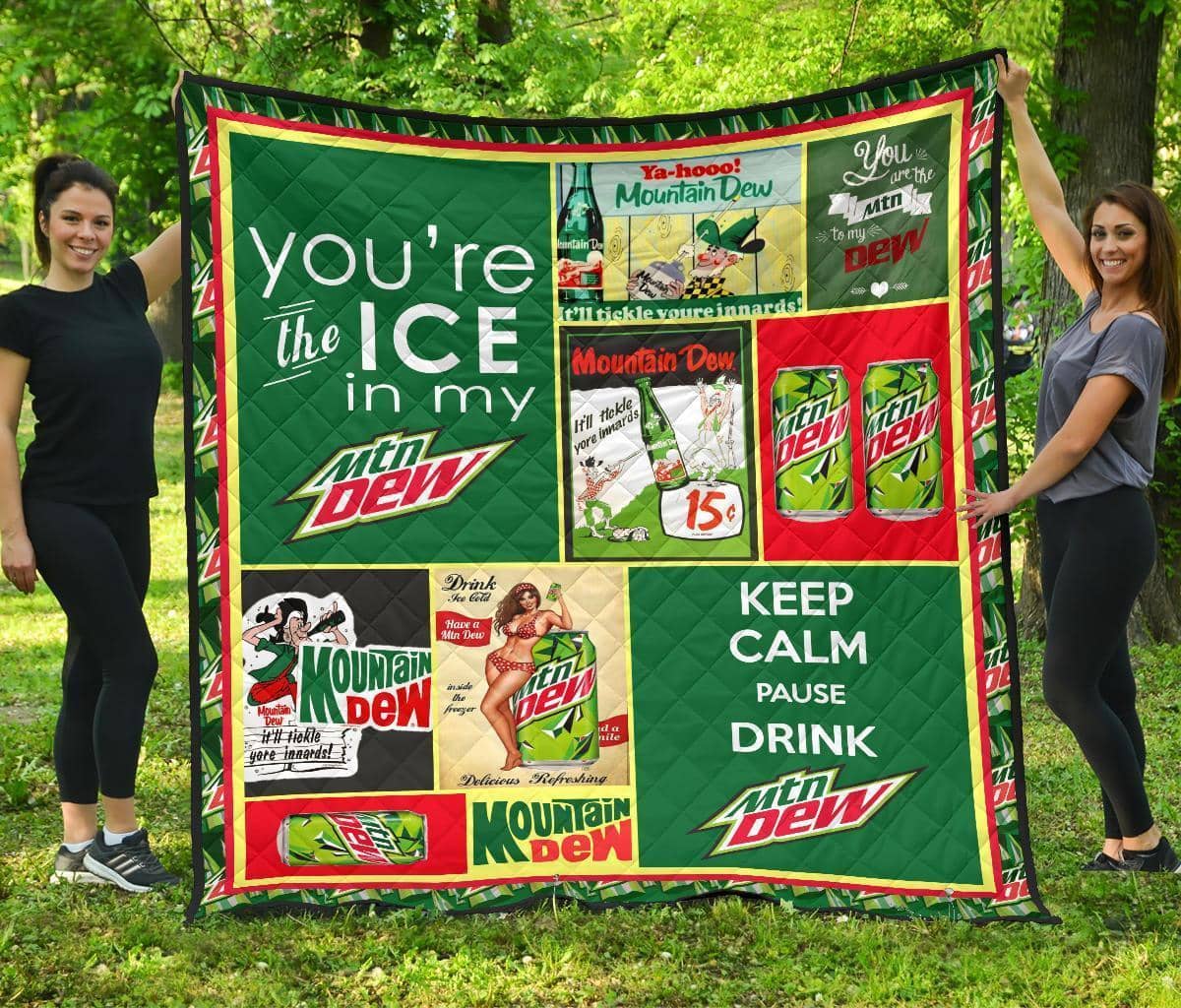 Mountain Dew For Soft Drink Lover Quilt