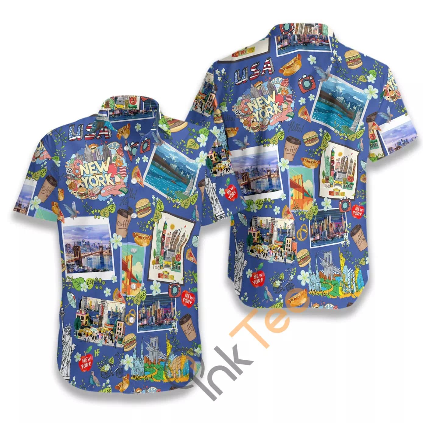New York City Love N446 Hawaiian shirts