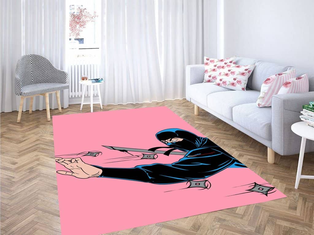 Ninja Thrasher Living Room Modern Carpet Rug