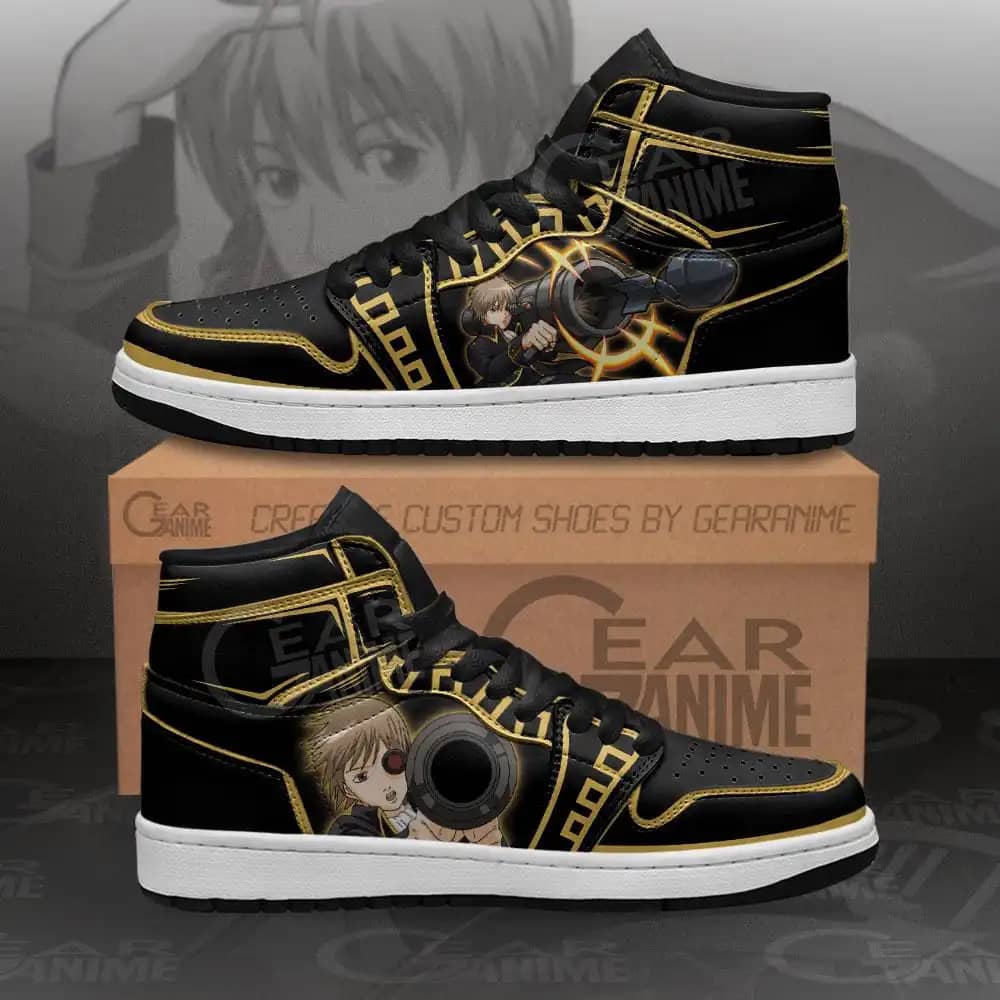 Okita Sougo Sneakers Gintama Custom Anime Air Jordan Shoes