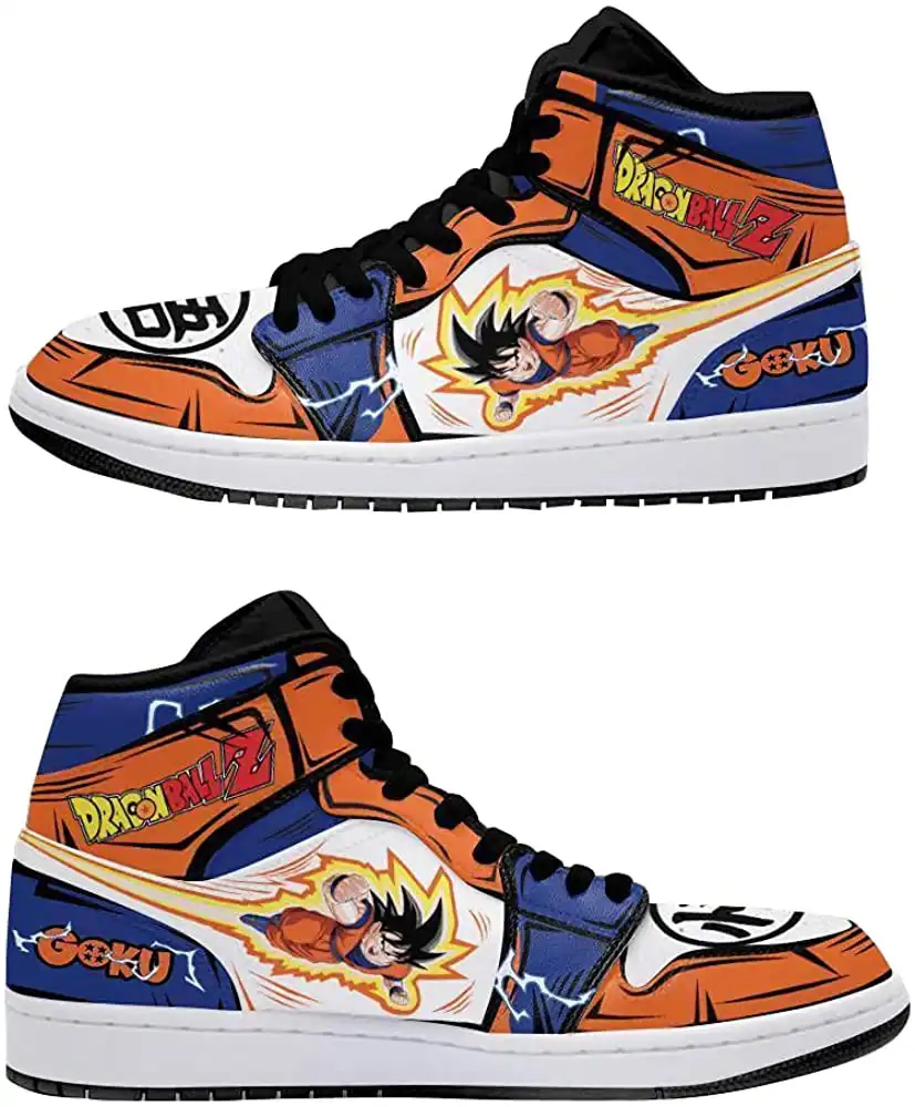 Personalized Sneakers Son Goku For Dragon Ball Z Air Jordan Shoes