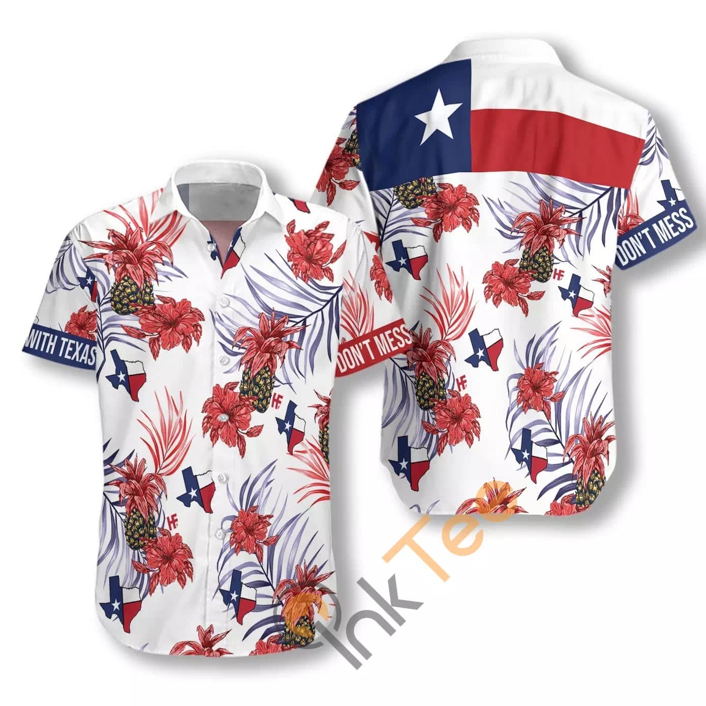 Pineapple Texas Pround N830 Hawaiian shirts