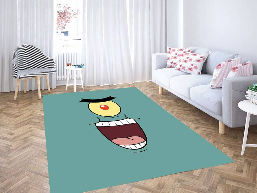 Plankton Spongebob Squarepants Living Room Modern Carpet Rug