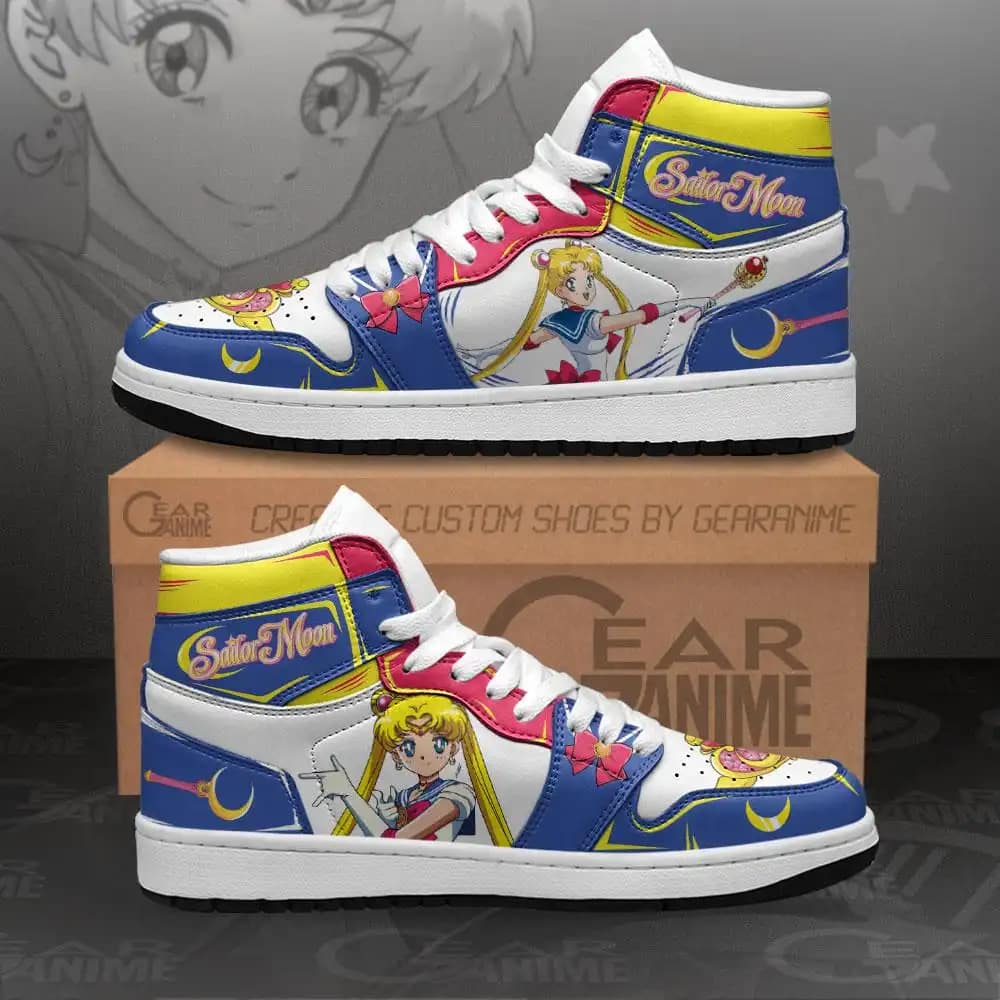 Sailor Moon Sneakers Sailor Moon Anime Air Jordan Shoes