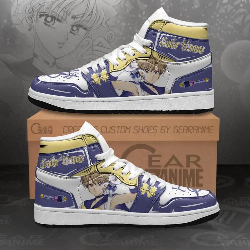 Sailor Uranus Sneakers Sailor Moon Anime Air Jordan Shoes