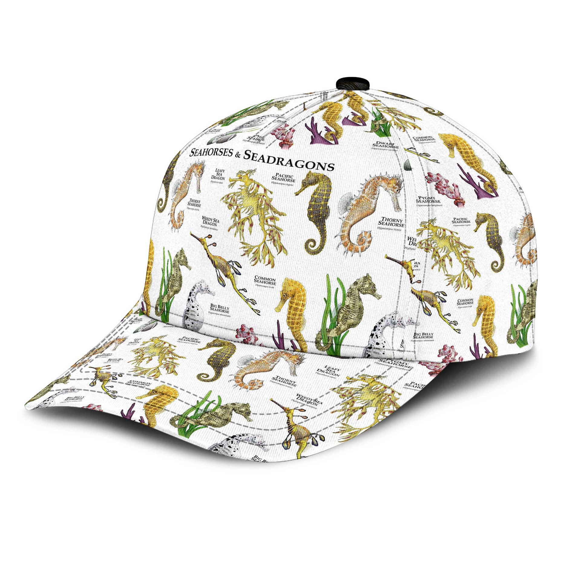 Seahorses And Seadragons Of The World Sku 187 Classic Cap