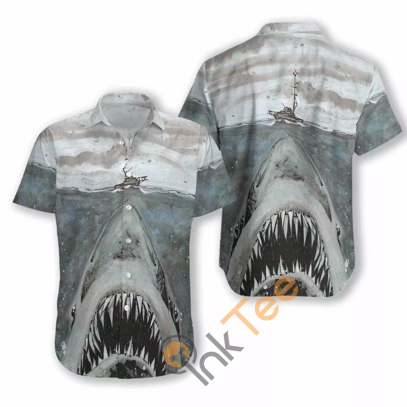 Shark Mouth 02 N494 Hawaiian shirts