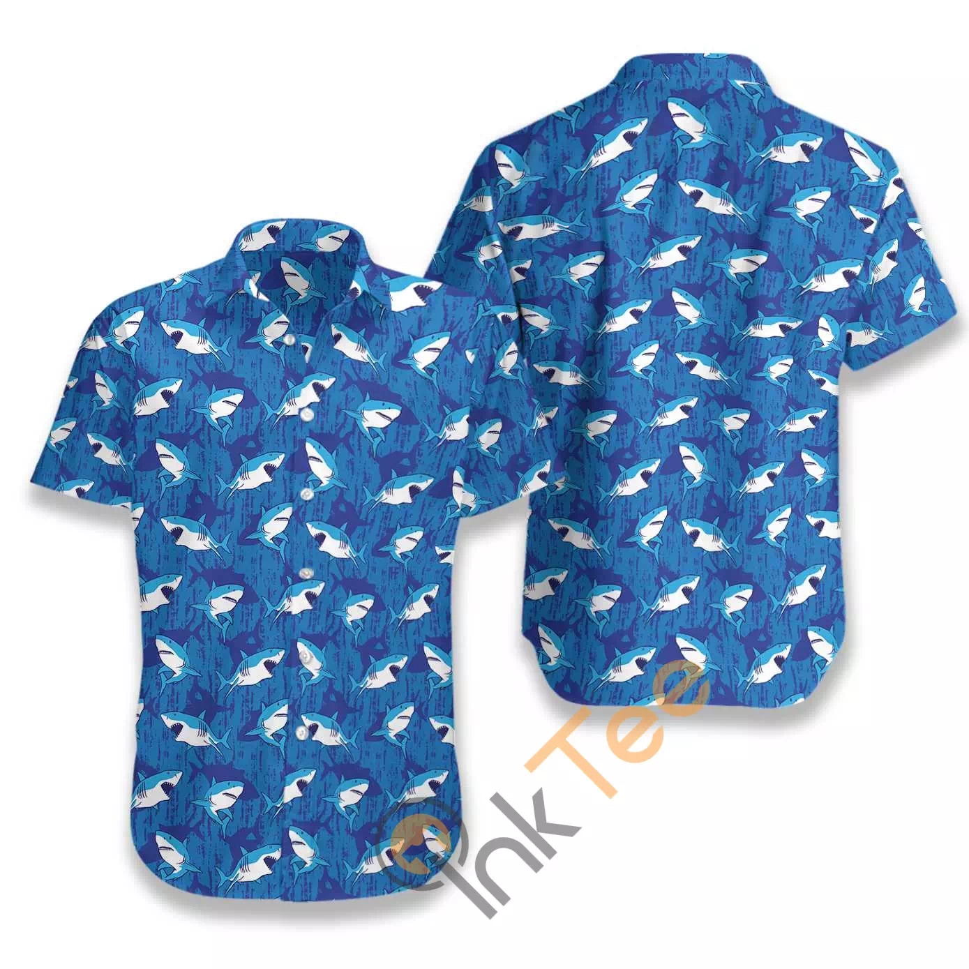 Shark Pattern N305 Hawaiian Shirts