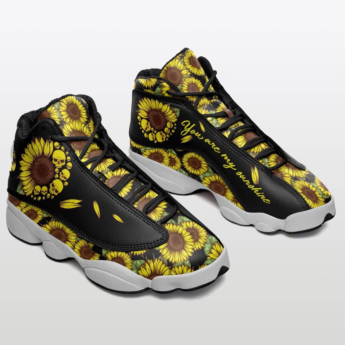 Sunflower Skull Sku 31 Air Jordan Shoes
