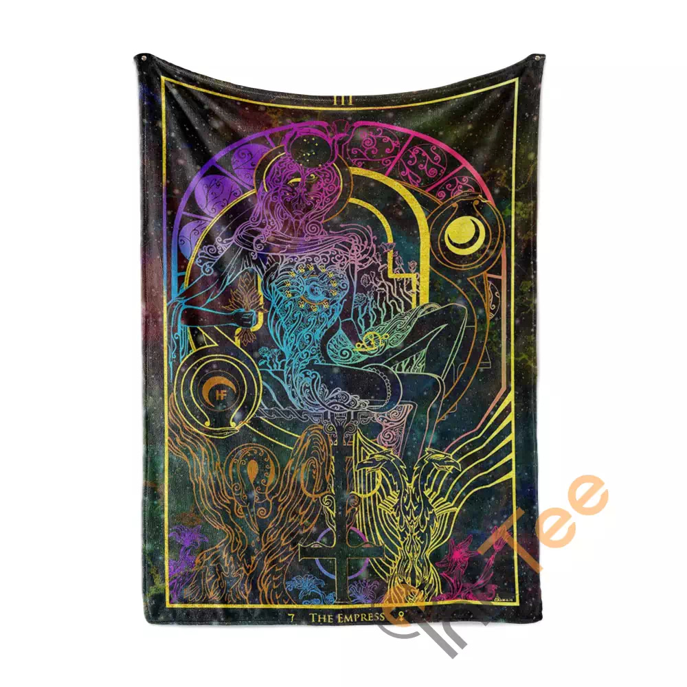 The Arcana Tarot Art N72 Fleece Blanket