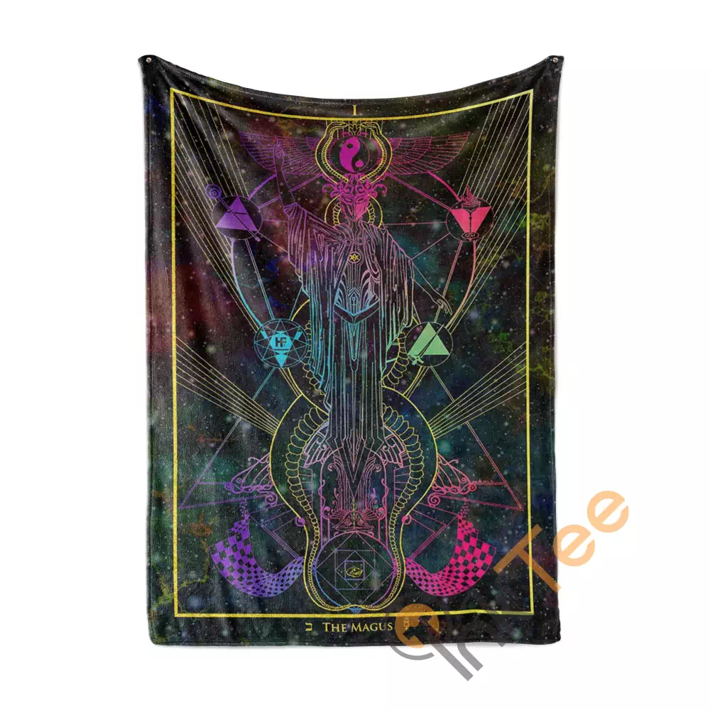 The Magus Arcana Tarot Art N65 Fleece Blanket
