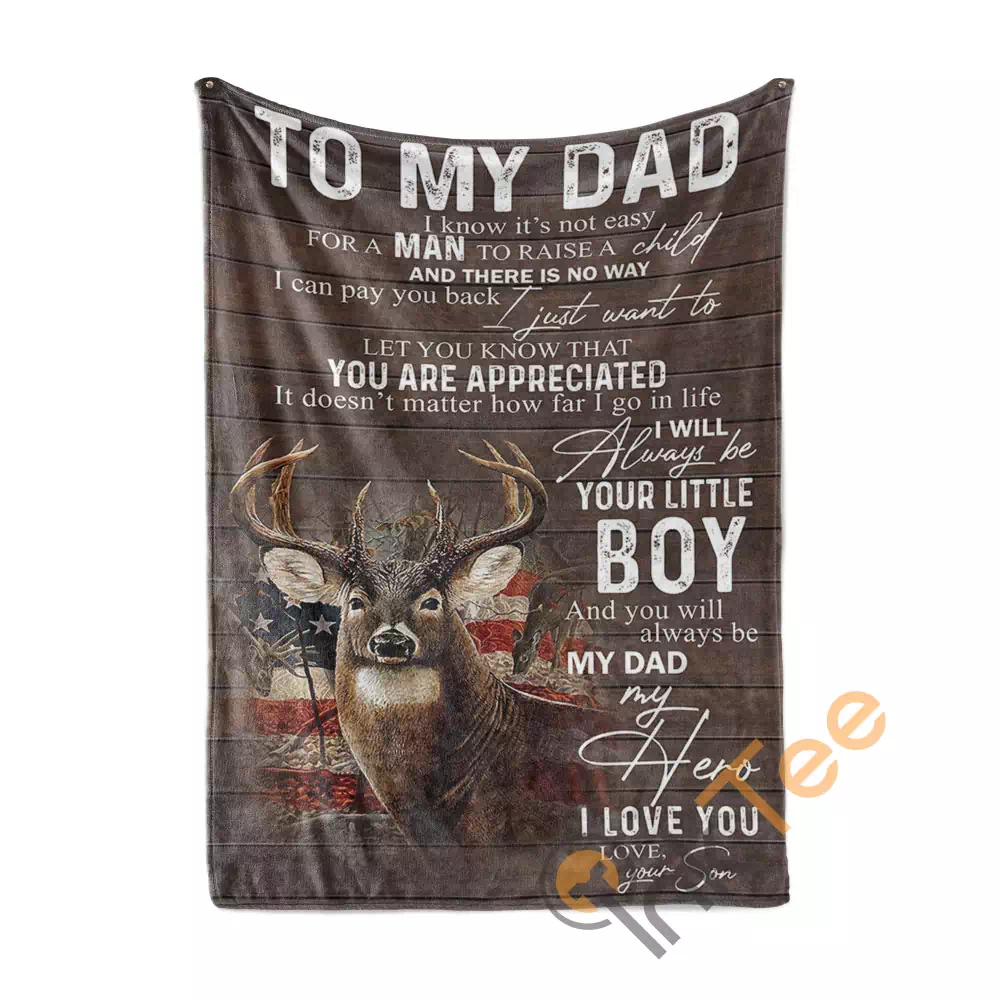 To My Dad N43 Fleece Blanket