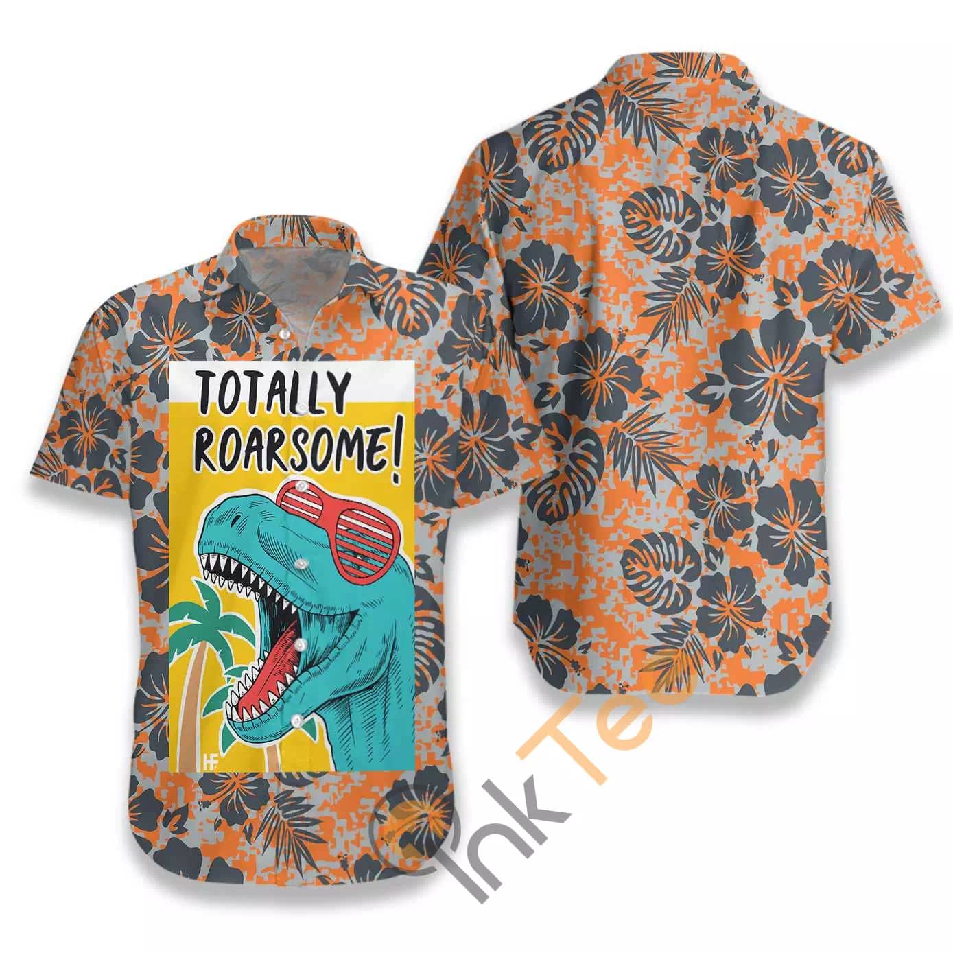 Totally Awesome T-rex Dinosaur N502 Hawaiian shirts