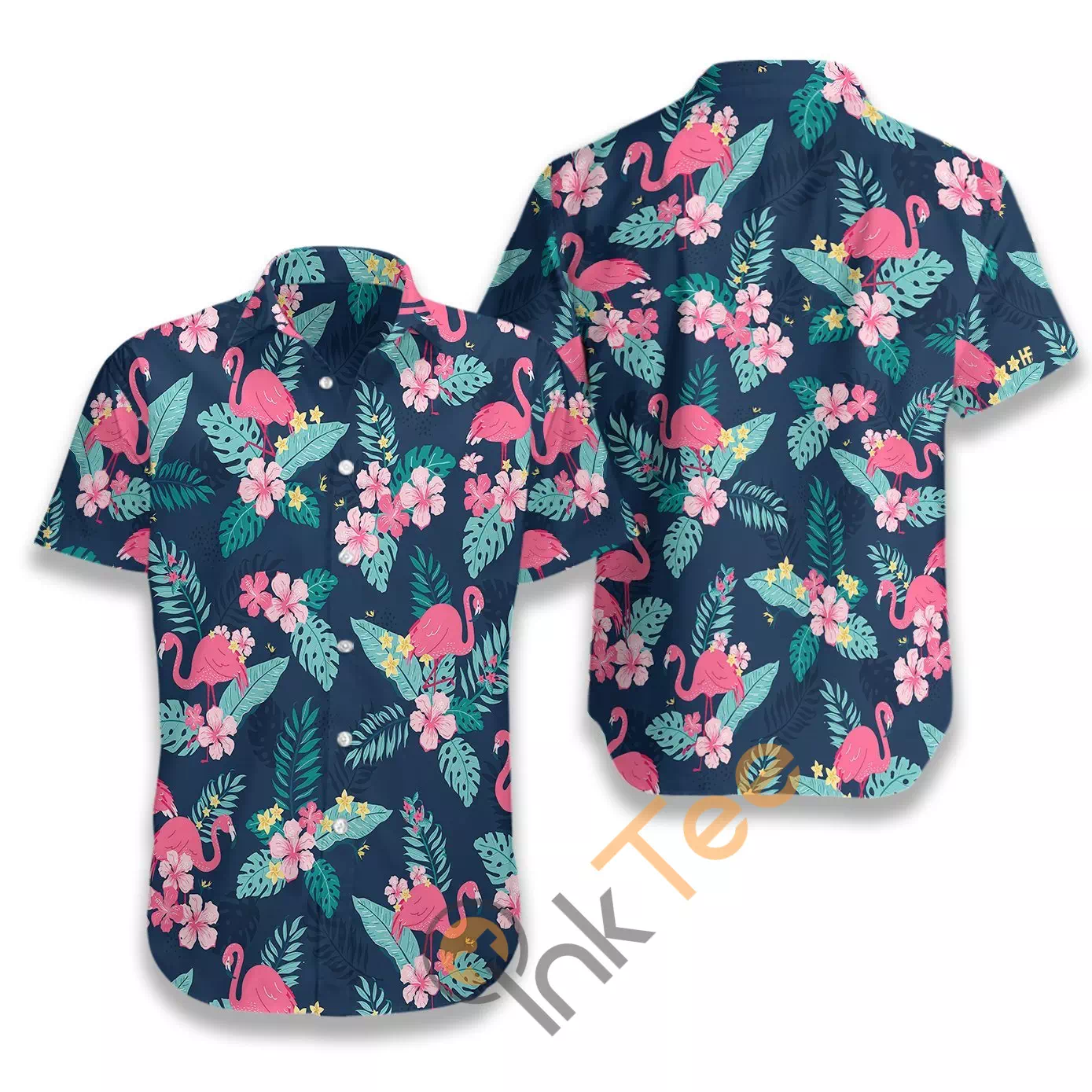 Tropical Flamingo 02 N489 Hawaiian shirts