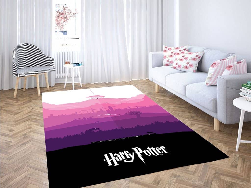 Vector Layout Harry Potter Living Room Modern Carpet Rug