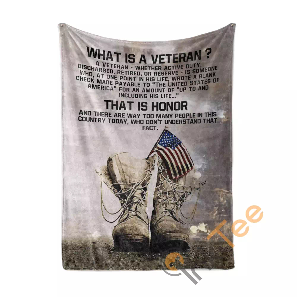 What Is A Veteran N23 Fleece Blanket