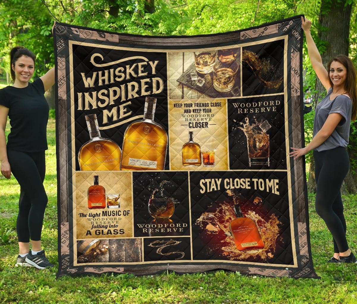 Woodford Reserve Funny Gift For Whisky Lover Quilt