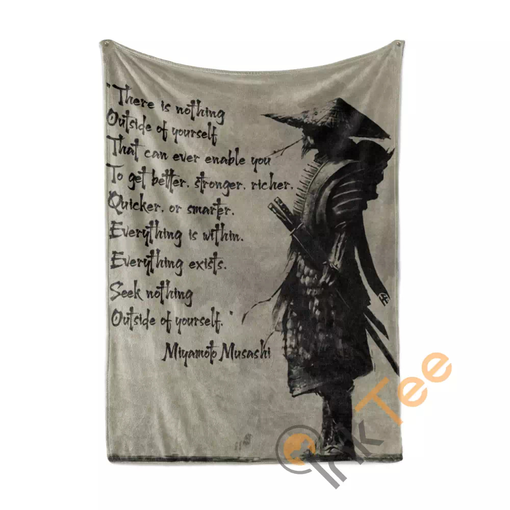 You Will Find You Need Within Yourself Samurai N06 Fleece Blanket