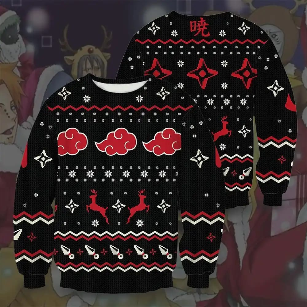 Akatsuki Christmas Unisex Ugly Sweater