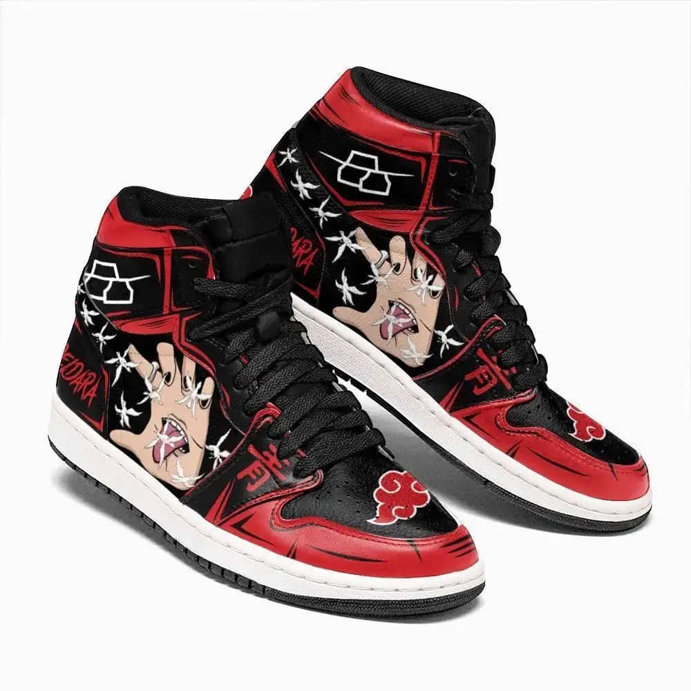 Akatsuki Deidara Naruto Custom Anime Air Jordan Shoes