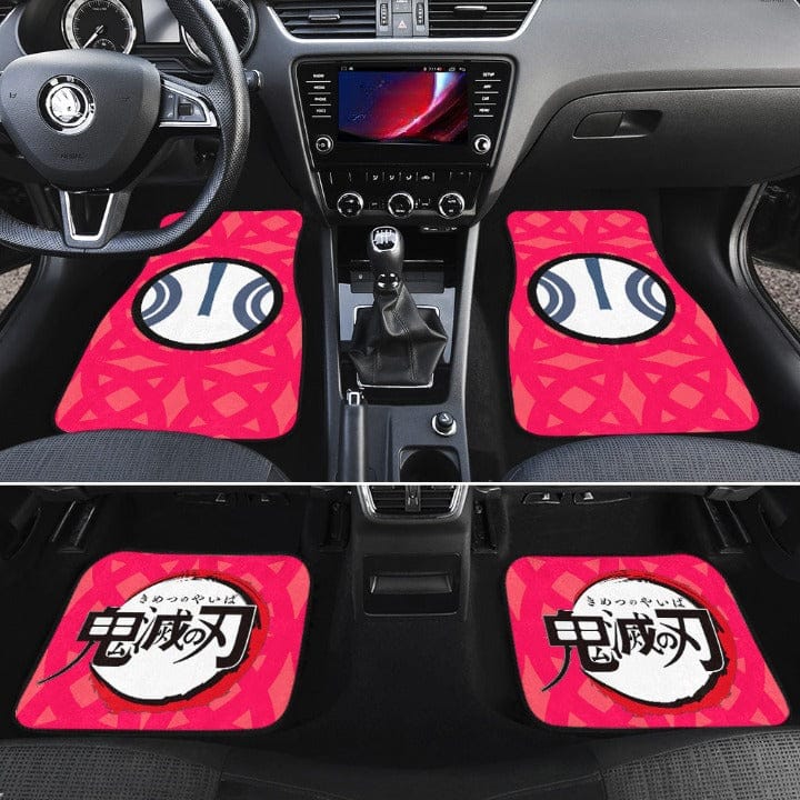Inktee Store - Akaza Demon Slayers Anime Car Floor Mats Image