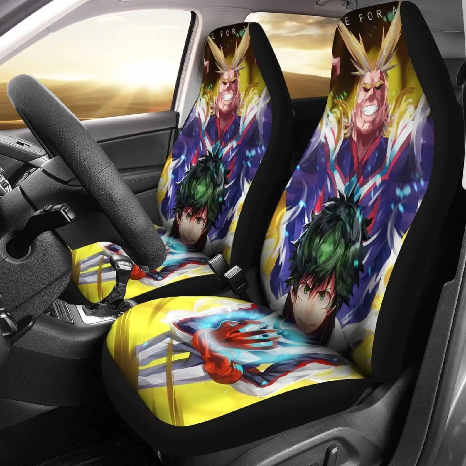 All Might Car Seat Covers
