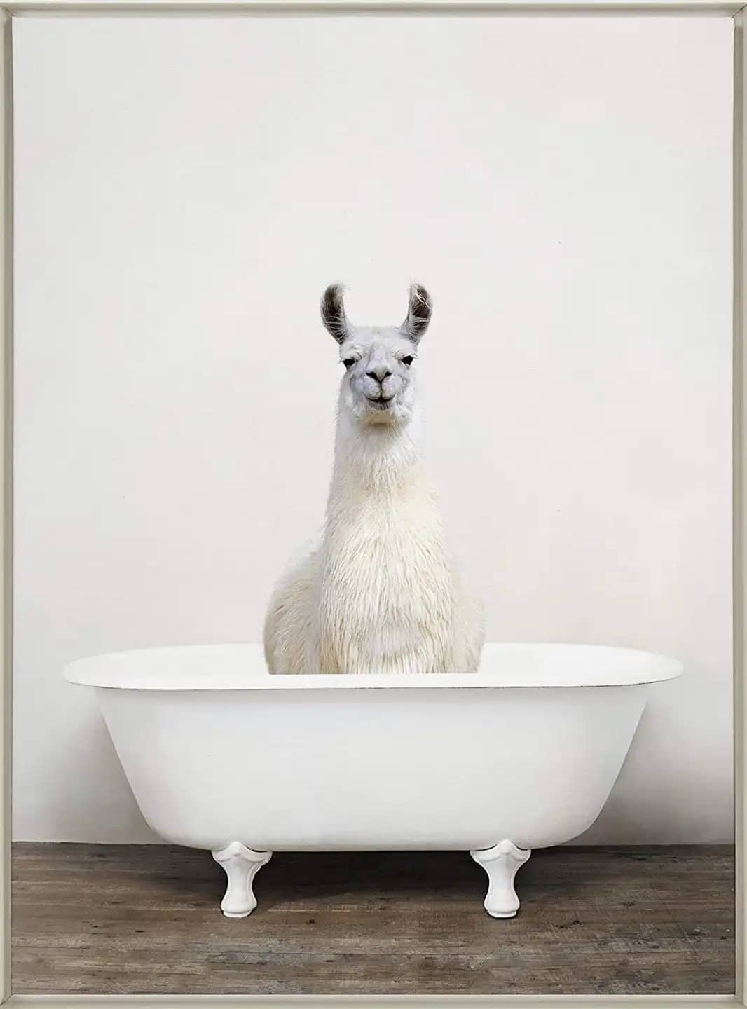 Alpaca In The Tub Poster