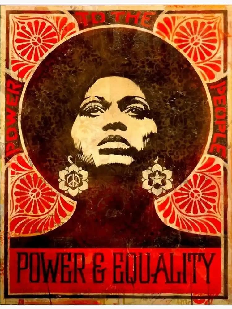 Angela Davis 1971 R Poster