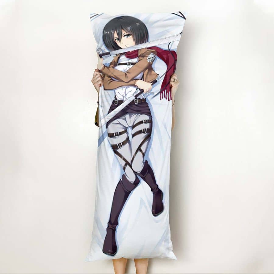 Inktee Store - Aot Mikasa Ackerman Body Anime Gifts Idea For Otaku Girl Pillow Cover Image