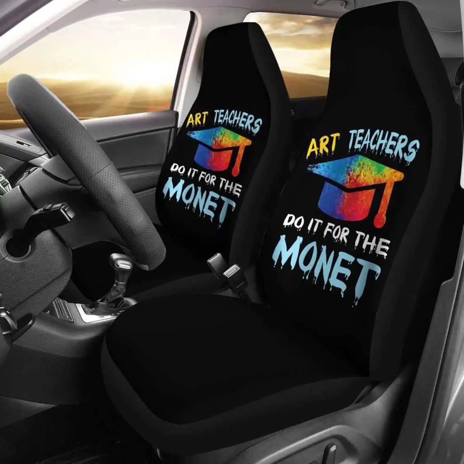 Art Teachers Do It For The Monet Car Seat Covers