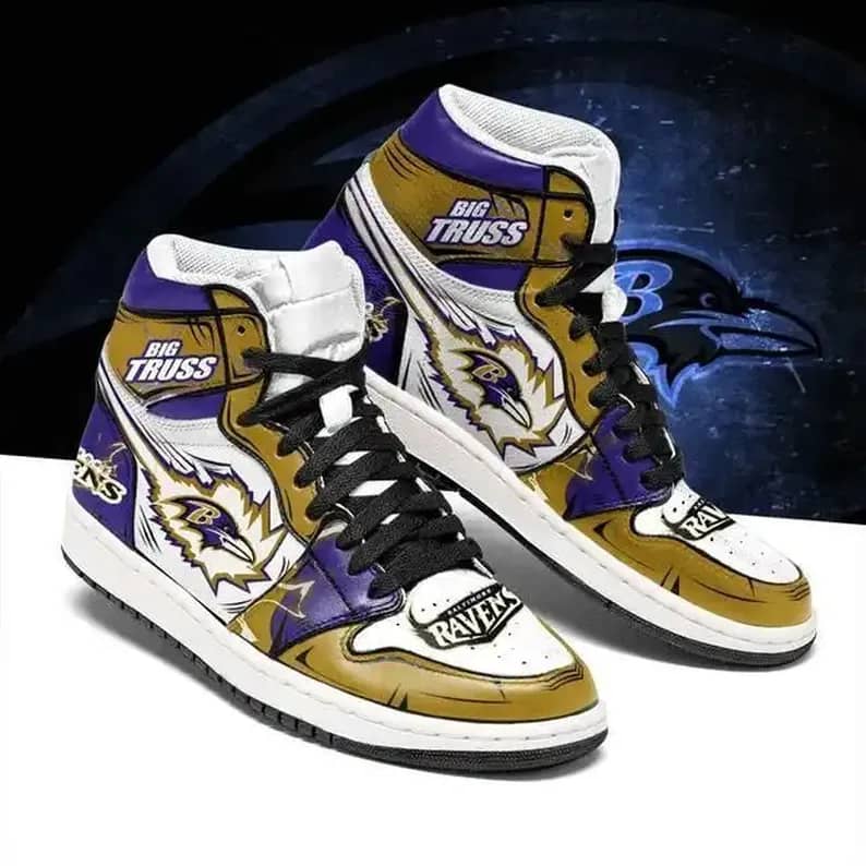 Baltimore Ravens Nfl American Football Team Perfect Gift For Sports Fans Air Jordan Shoes