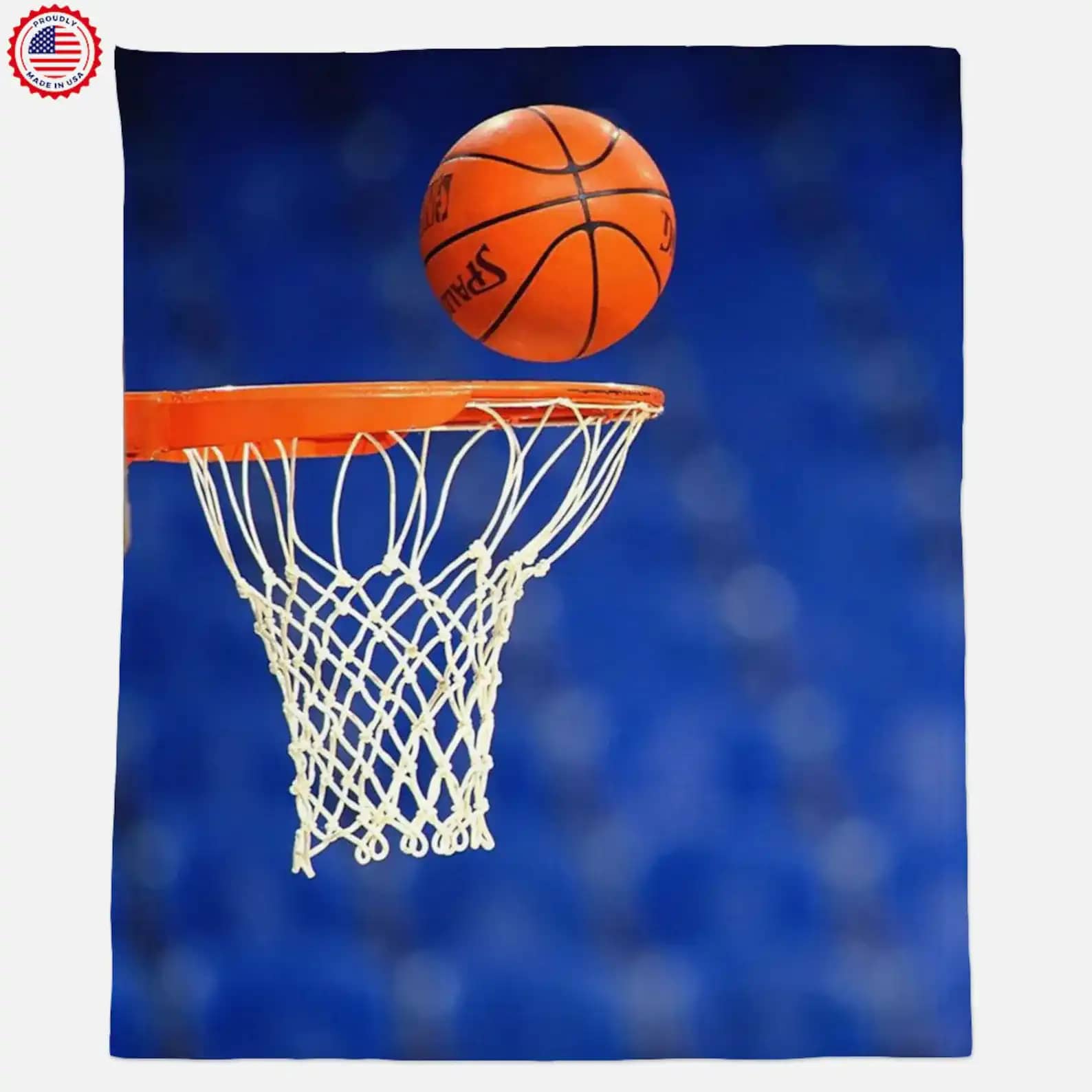 Basketball Blanket Unique Lover Gift Idea Fleece Blanket
