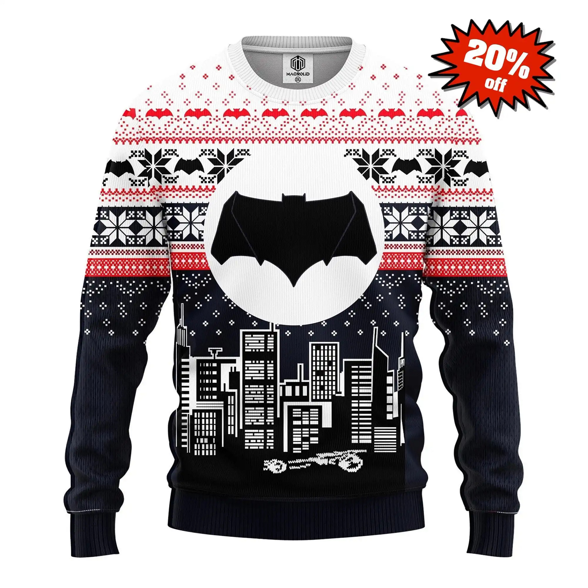 Batman Comic Xmas Knitted Best Holiday Gifts Ugly Sweater