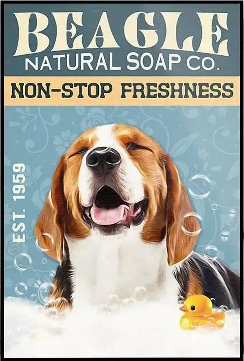 Beagle Nature Soap Non-Stop Freshness Poster