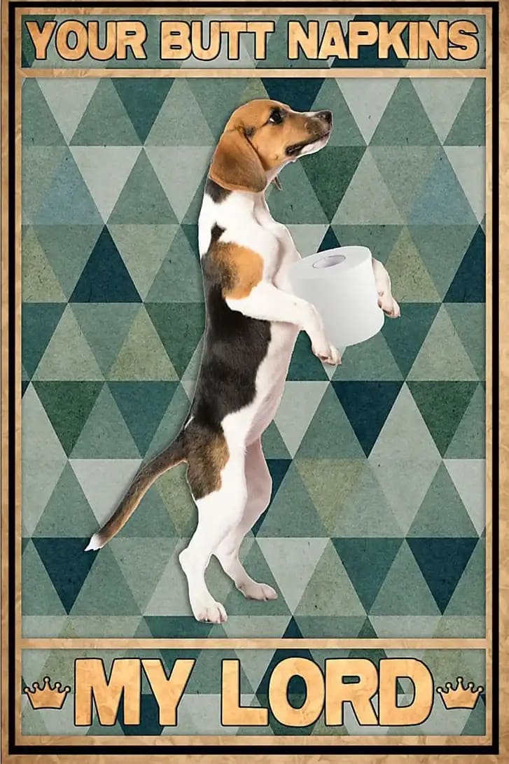 Beagle - Your Butt Napkins Poster