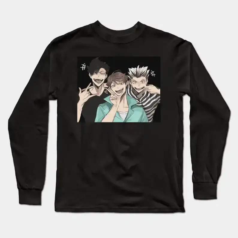 Best Friends Gift Idea For Fans Anime Haikyu Long Sleeve T-Shirt