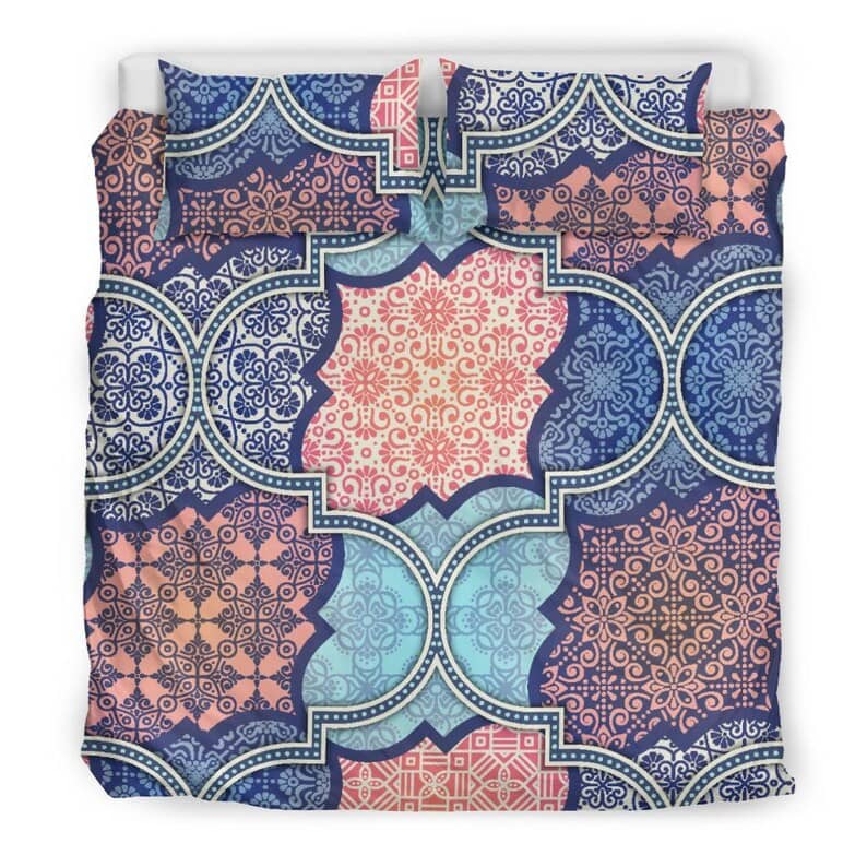 Inktee Store - Bohemian Art Custom Quilt Bedding Sets Image