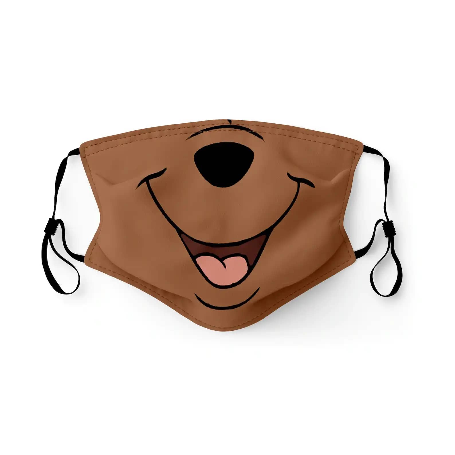 Brown Bear Face Mask