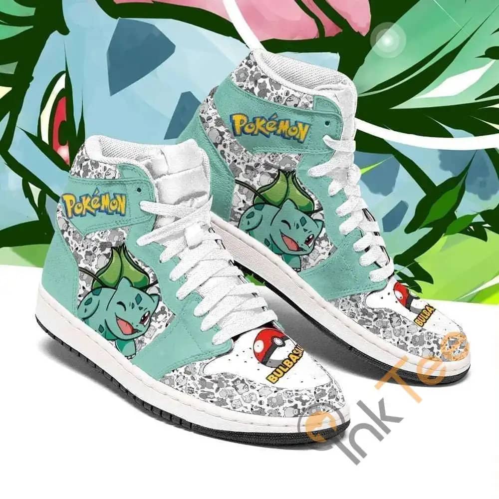 Bulbasaur Pokemon For Men And Women Custom Air Jordan Shoes