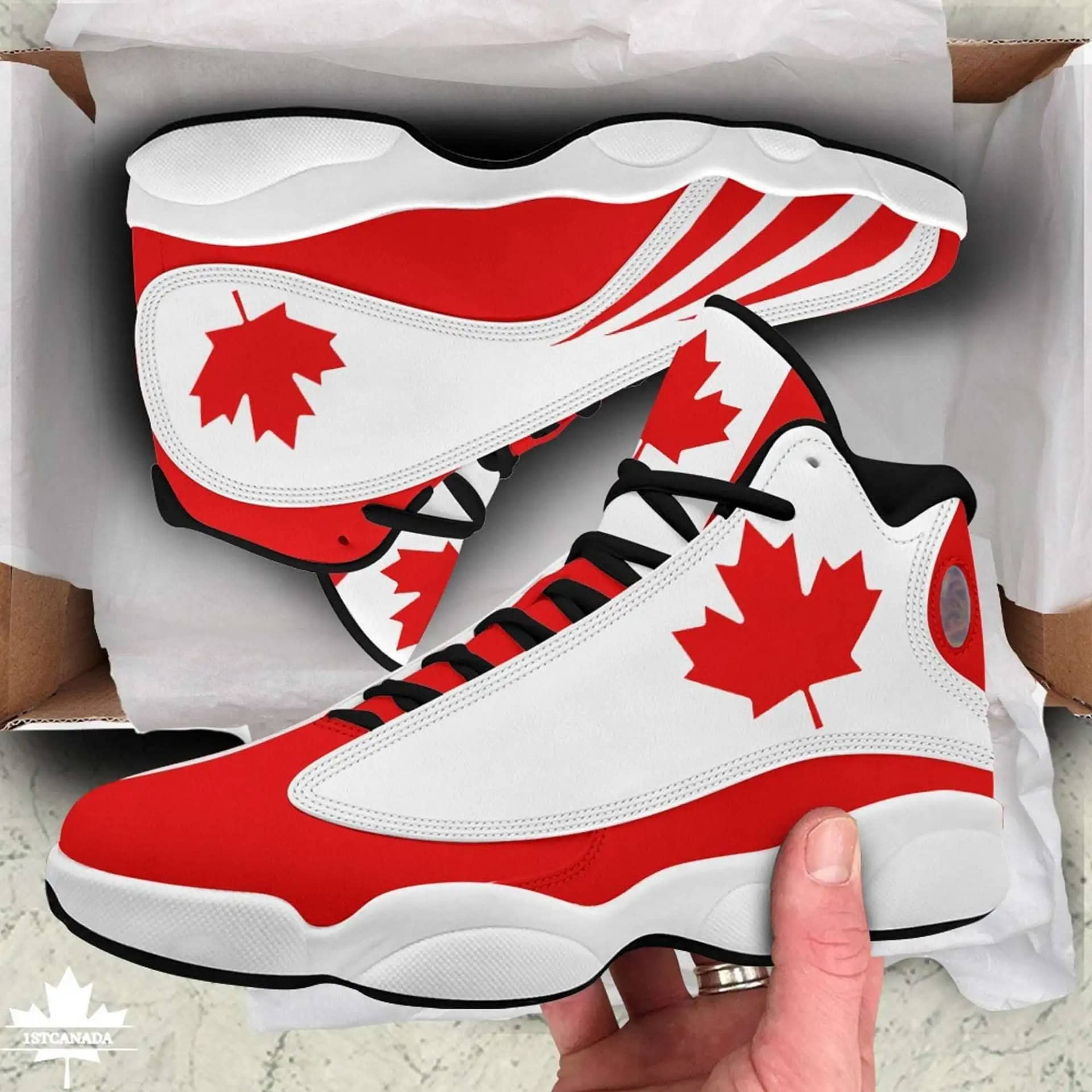 Canada Flag Air Jordan Shoes