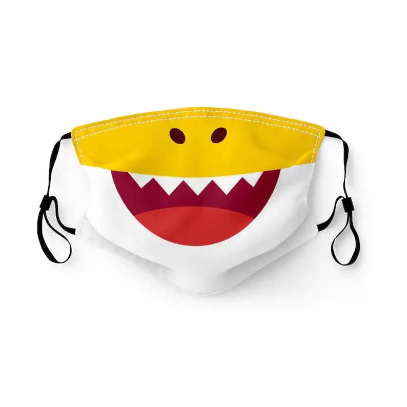 Cartoon Baby Shark Song Face Mask