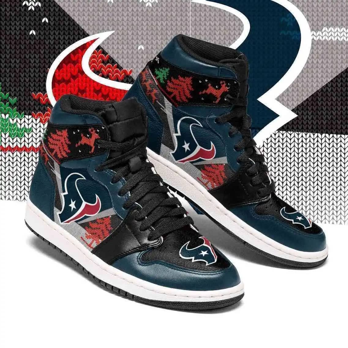 Christmas Houston Texans Nfl Air Perfect Gift For Fans Air Jordan Shoes