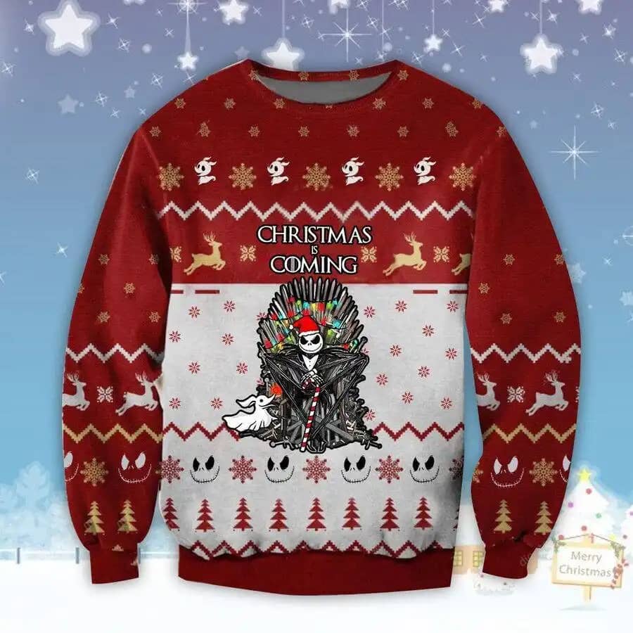 Christmas Is Coming Nightmare Ugly Sweater