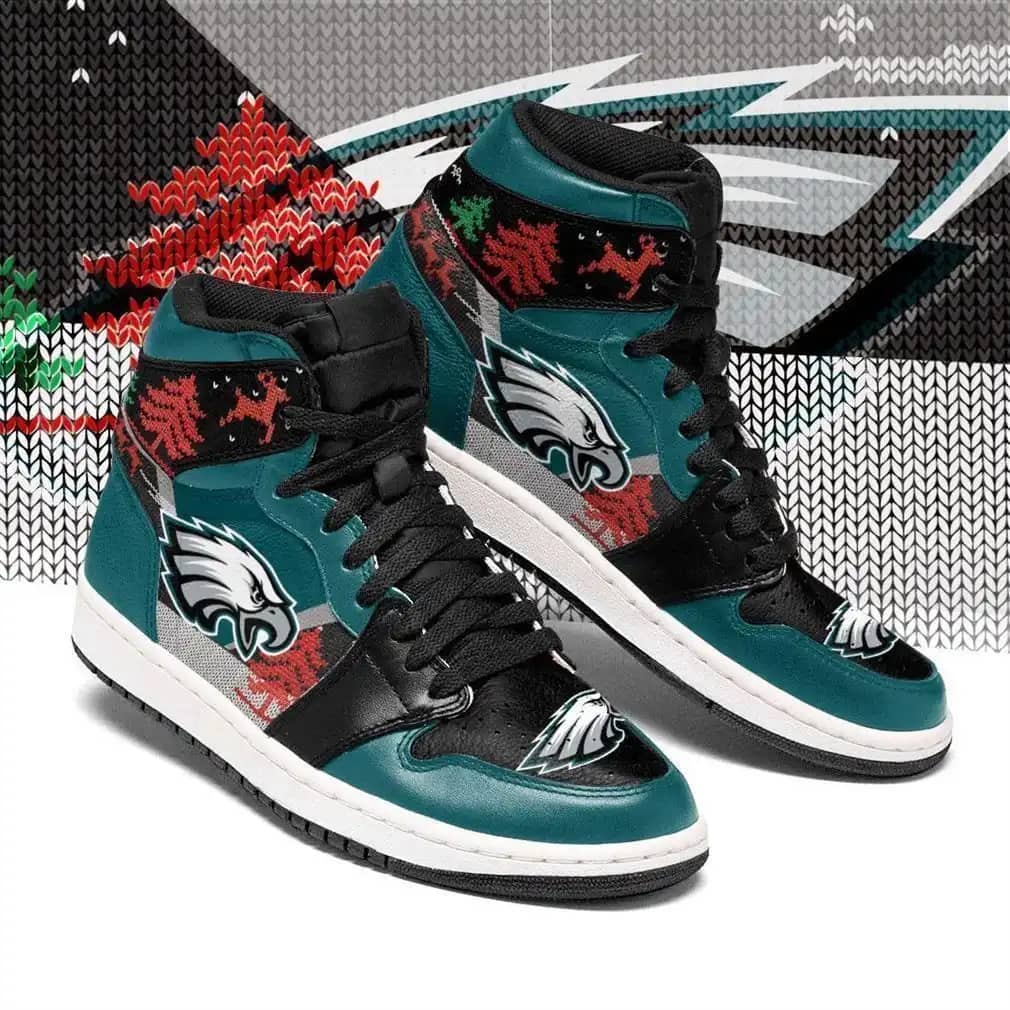Christmas Philadelphia Eagles Nfl Football Team Perfect Gift For Sports Fans Air Jordan Shoes