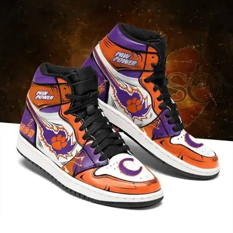 Clemson Tigers Ncaa American Football Team Perfect Gift For Sports Fans Air Jordan Shoes
