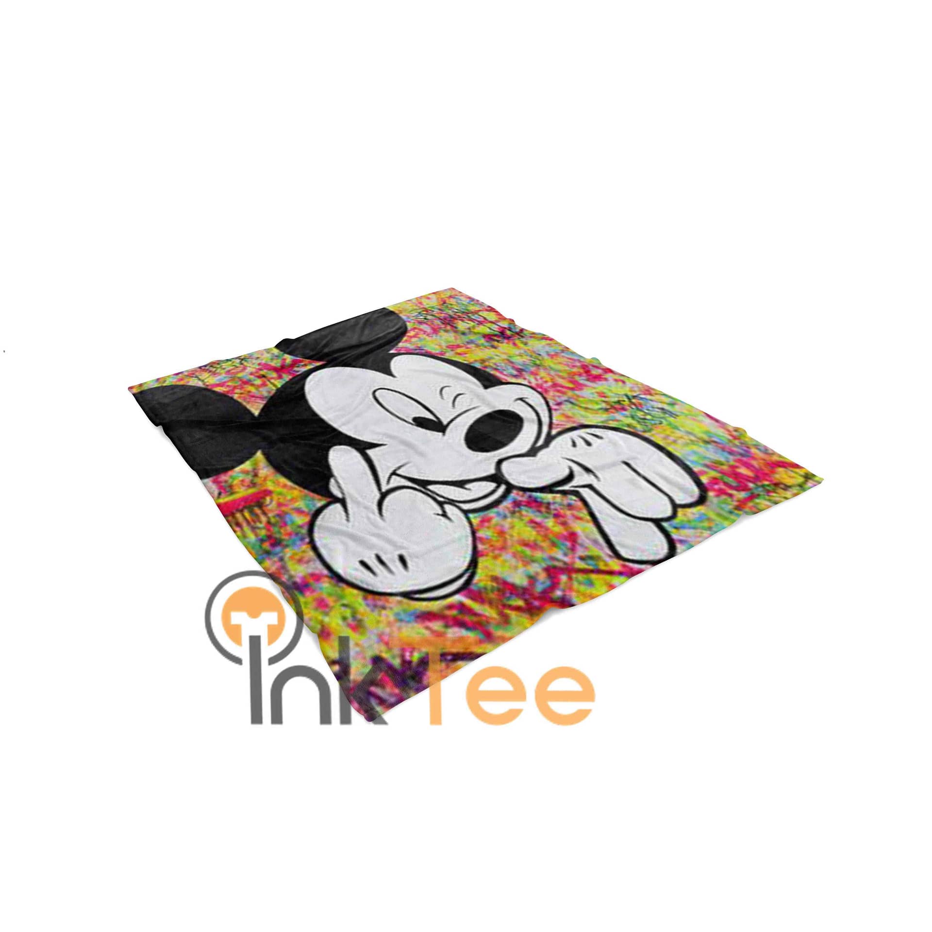 Inktee Store - Colorful Mickey Mouse Limited Edition Amazon Best Seller Sku 4083 Fleece Blanket Image