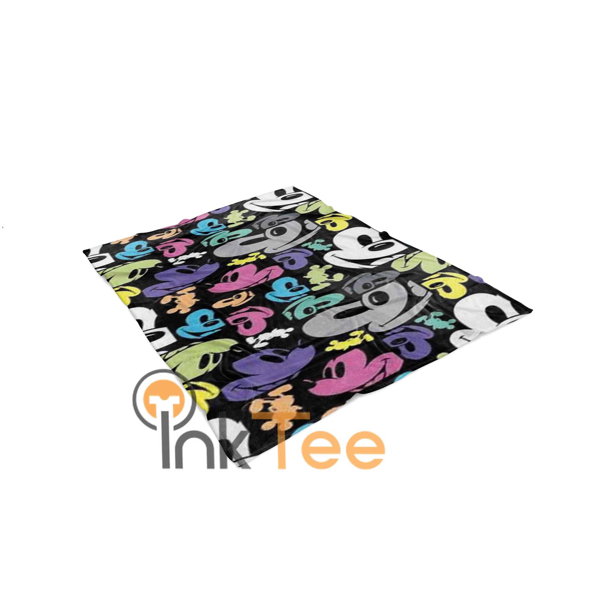 Inktee Store - Colorful Mickey Mouse Limited Edition Amazon Best Seller Sku 4087 Fleece Blanket Image
