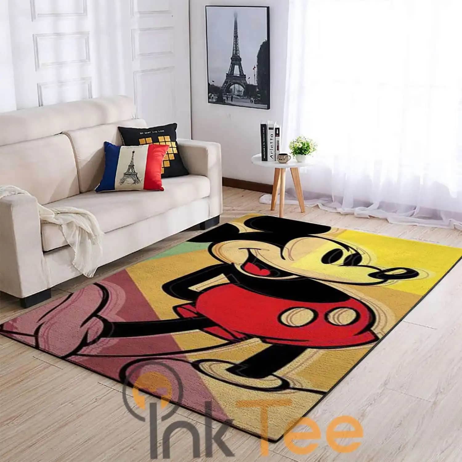 Colorful Mickey Mouse Living Room Area Amazon Best Seller Sku 4076 Rug